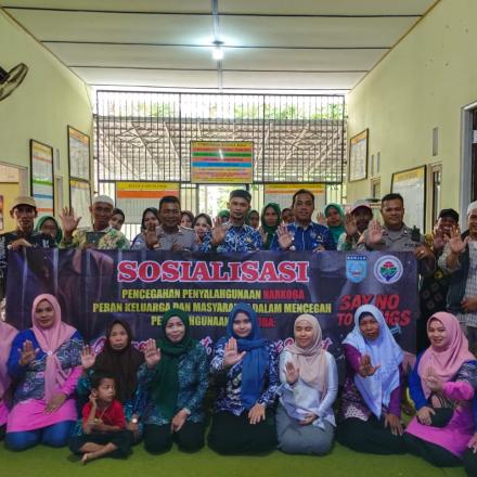 SOSIALISASI PENYALAHGUNAAN NARKOBA